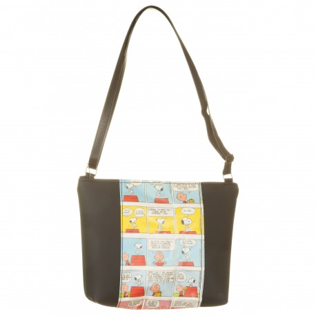 Borsa silicone nero e Snoopy